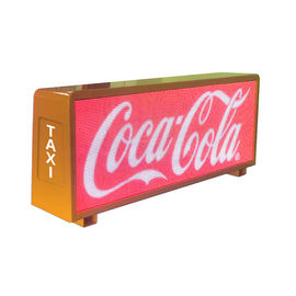 P5 Double-Sided Taxi Roof LED Display IP65 Waterproof 6500cd/sqm