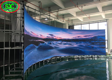 Die-Cast Aluminum Enclosure Easy Installation Module Resolution SMD P4 Indoor HD Full Color LED Display