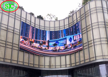 P10 Outdoor Waterproof Full Color LED Screen Wind Resistant High Definition No Drag Shadow LED Display