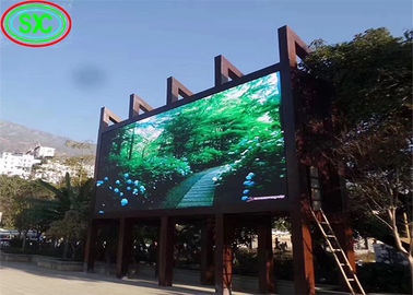 P10 Outdoor Waterproof Full Color LED Screen Wind Resistant High Definition No Drag Shadow LED Display