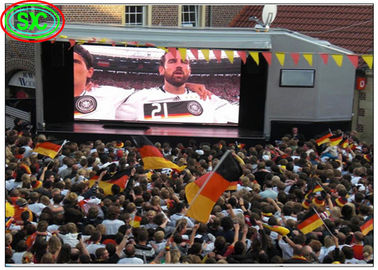 Waterproof Live Performance 256*128mm P10 Stadium Perimeter LED Screen