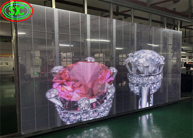 High Brightness Shopping Malls P3.91 Transparent LED Screen