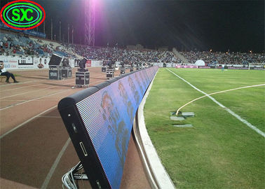 Advertising Rental Screens Full Color Basketball Court Signs P8 Stadium LED Displays