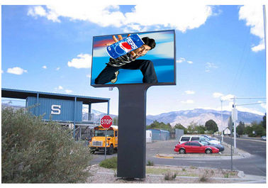 P2 Indoor Full Color LED Billboard Die-Cast Aluminum Billboard Plain Steel Cabinet 128 X 64 Matrix