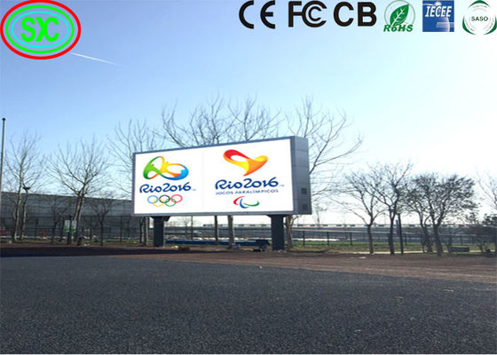 Outdoor Fixed Waterproof IP65 1R1G1B LED Display Billboard