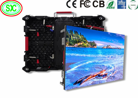 HD SMD LED Die-Cast Aluminum Screen 62500 Dots/Sqm , Indoor LED TV Wall Rental