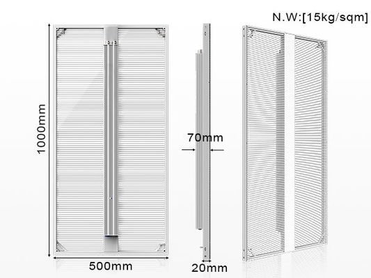 Wafer Chip Transparent LED Screen , Indoor Transparent LED Display