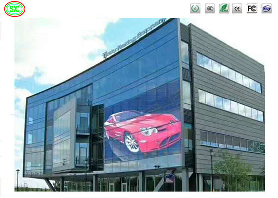 P3.91-7.82mm Waterproof Transparent LED Screen 500x1000mm 5000cd/M2