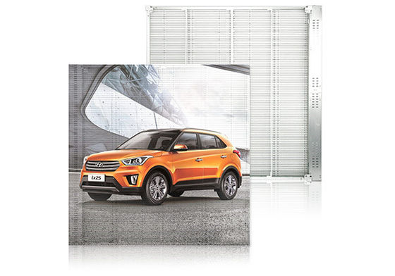 P3.91-7.82 Indoor Outdoor Transparent LED Screen 5000cd/M2 Full Color