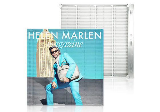 P3.91-7.82 Indoor Outdoor Transparent LED Screen 5000cd/M2 Full Color