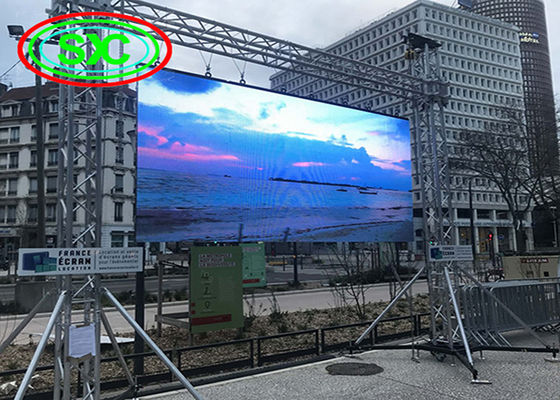 Full Color Outdoor P3.91 Cabinet 500x500mm Rental LED Display