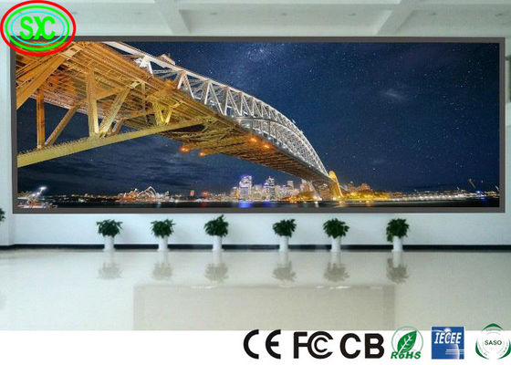 No-Smear HD Audio-Visual P2 P3 256*128mm Indoor Full-Color LED Display full color led display