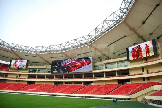 Perimeter led display P5 p10 with aluminum cabinet football stadium led screen outdoor for advertising