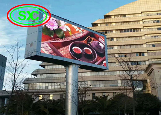 Advertising LED Screens Outdoor P8 full color smd3535 LED video display screen advertising 1024x1024mm iron cabinet