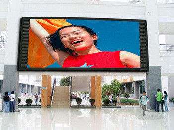 P10 Outdoor IP65 Hanging LED Video Wall Advertising Billboards 10mm Pixels