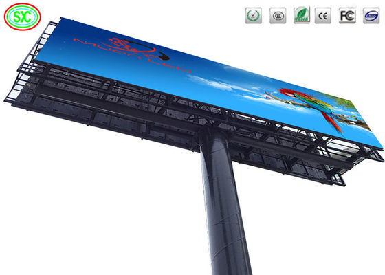 P6 Outdoor Hanging LED Advertising Billboard / CE RoHs Led Video Screen Panel