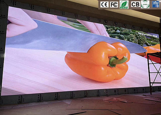 Customized P6 Indoor LED Stage Screen Rental / RGB LED Display Boards With Remote Controls