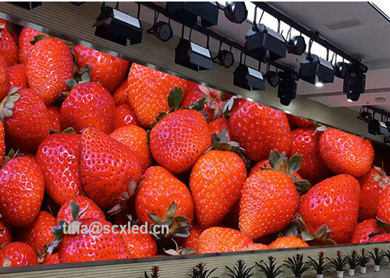 Customized P6 Indoor LED Stage Screen Rental / RGB LED Display Boards With Remote Controls
