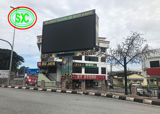 Big Size P10 Outdoor Full Color LED Display 10000 Dots/Sqm Pixel Density