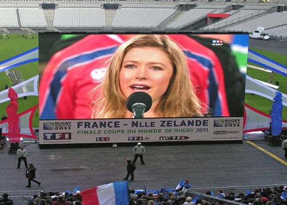 Large P6 Outdoor Advertising Led Panel Full Color High Resolution Led Display Screen
