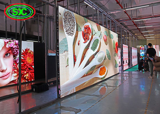 HD full color indoor rental LED Display P3.91 Video Wall Panel die-casting aluminum cabinet