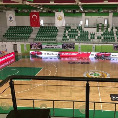 Basketball P10 6000nits Stadium Perimeter Led Screen 900W/sqm