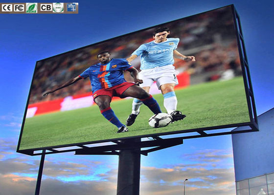 P10 Outdoor Big Video Panel LED Advertising Billboards Display With 3 Years Warranty