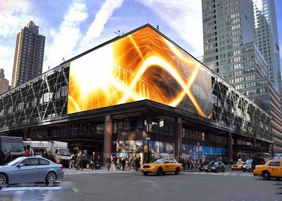 Waterproof P6 Saving Energy Outdoor Full Color LED Advertising Billboards 192*192mm Module Size