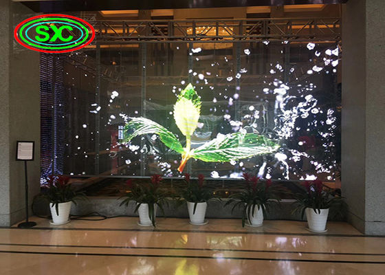 Full color Transparency 60% indoor P3.91-7.82 Transparent LED Screen