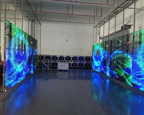 1R1G1B P10.42 4000nits Transparent Led Display Glass