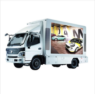 P5 Mobile Truck LED Display Screen with High Refresh Frequency and Iron or Aluminum Cabinet Selection