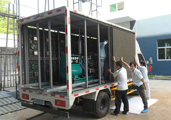 P6 Full Color Van Outdoor Mobile Truck Advertising Led Display Led Trailer Video Panel