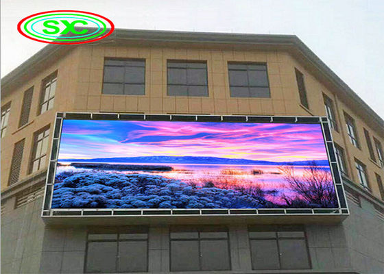 Wall Mounted Advertising Rental Led Display Screen P10 1/4 Scan Driving Mode