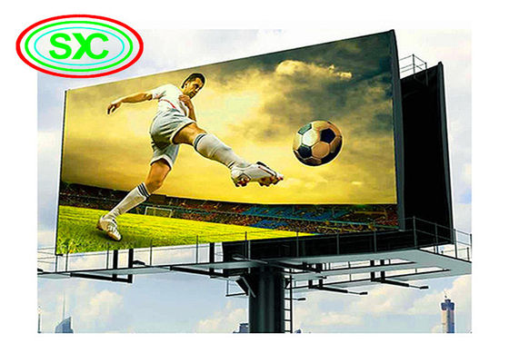 High Resolution Outdoor Full Color LED Display SMD P10 1/2 Scan