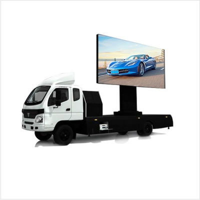 Outdoor HD full color Video Truck Mounted Led Screens Multimedia Advertising P10