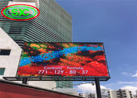 High brightness outdoor P 6 LED screen mounted on the wall for advertising
