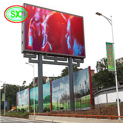 6000cd/m2 Brightness Outdoor Full Color  P6 P8 P10 led billboard 1/4 Scan Driving