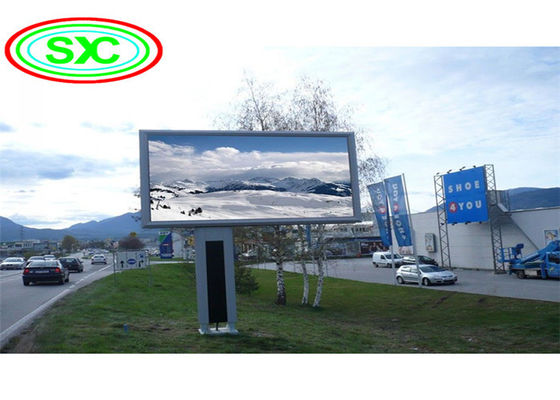 6000cd/m2 Brightness Outdoor Full Color  P6 P8 P10 led billboard 1/4 Scan Driving