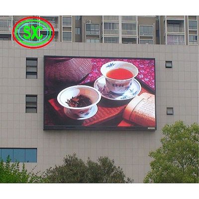 Hot sale high brightness 6000 cd/m² outdoor P 6 LED screen can both fixed installation and rental