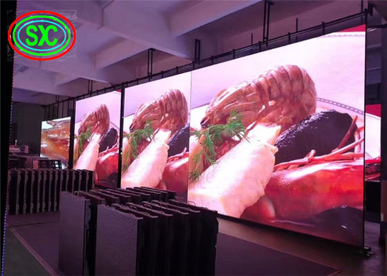 Quickly installation Indoor P4 full color LED Screen/LED Video Wall Display