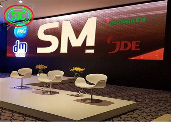 HD full color indoor P 4 LED rental display for meeting room