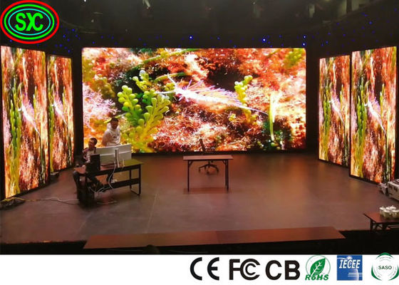 Full Color P4.81 1200cd 1R1G1B Stage LED Video Wall