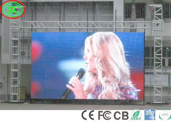 FCC IECEE 6000cd 40000dots/sqm 1R1G1B Stage Led Screens full color led display