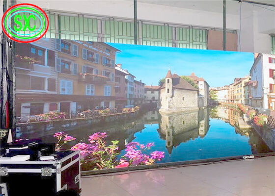 P3.91 - 7.81 Transparent Indoor Full Color LED Display Screen HD Screen Without Smear