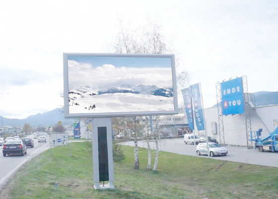 Outdoor Waterproof Fixed Installation Electronic Led Advertising Screen Full Color