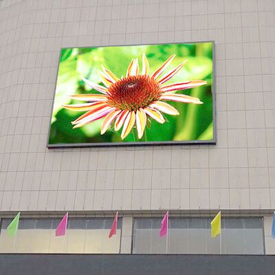 Outdoor Waterproof Fixed Installation Electronic Led Advertising Screen Full Color