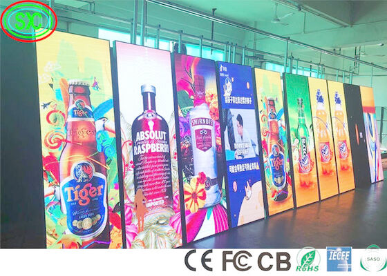 indoor poster led P2.5 P3 digital sign advertising high refresh rate over 3840hz display