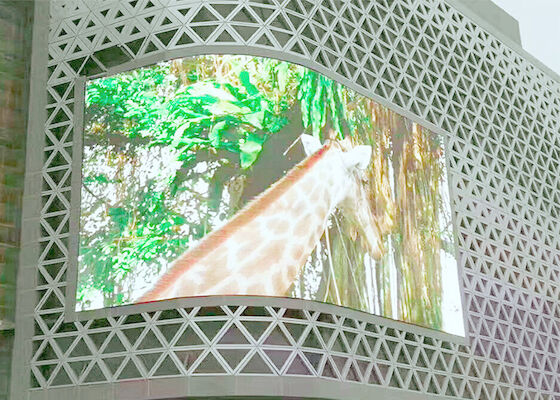P8 Outdoor Waterproof Mounted Wall Curve Flexible Video Advertising Led Display Screen