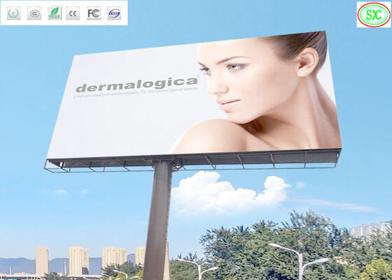 P6 Waterproof Cabinet LED Die-Cast Aluminum Billboard , High Brightness LED Video Wall Display