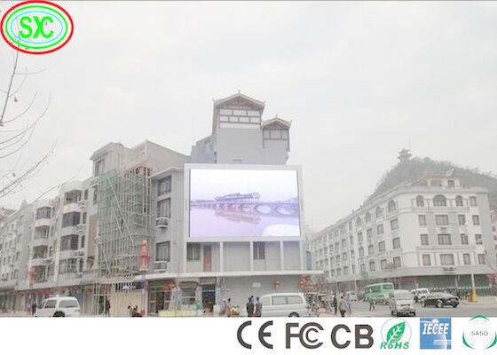 Outdoor Full Color LED Display P6 High Refresh Rate Advertising Billboard Panel 320W/m2 P6 6500cd/M2